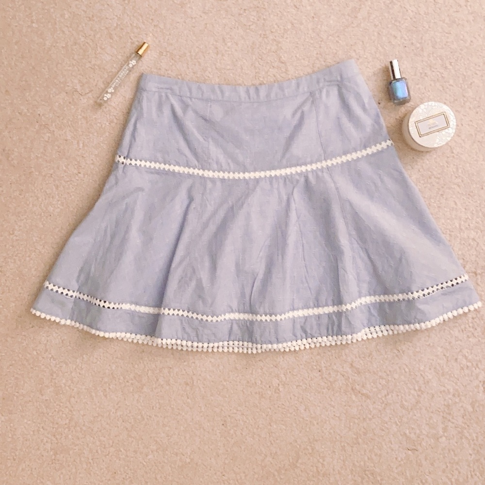 Blue skirt